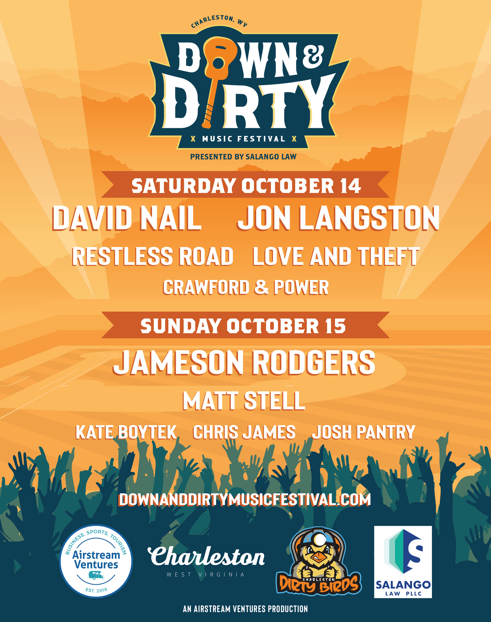 ACM AWARD NOMINEES DAVID NAIL AND JAMESON ROGERS HEADLINE SALANGO LAW DOWN AND DIRTY MUSIC FESTIVAL