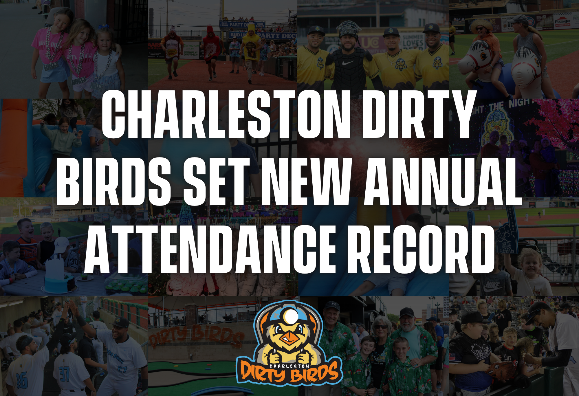 CHARLESTON DIRTY BIRDS SET NEW ANNUAL ATTENDANCE RECORD