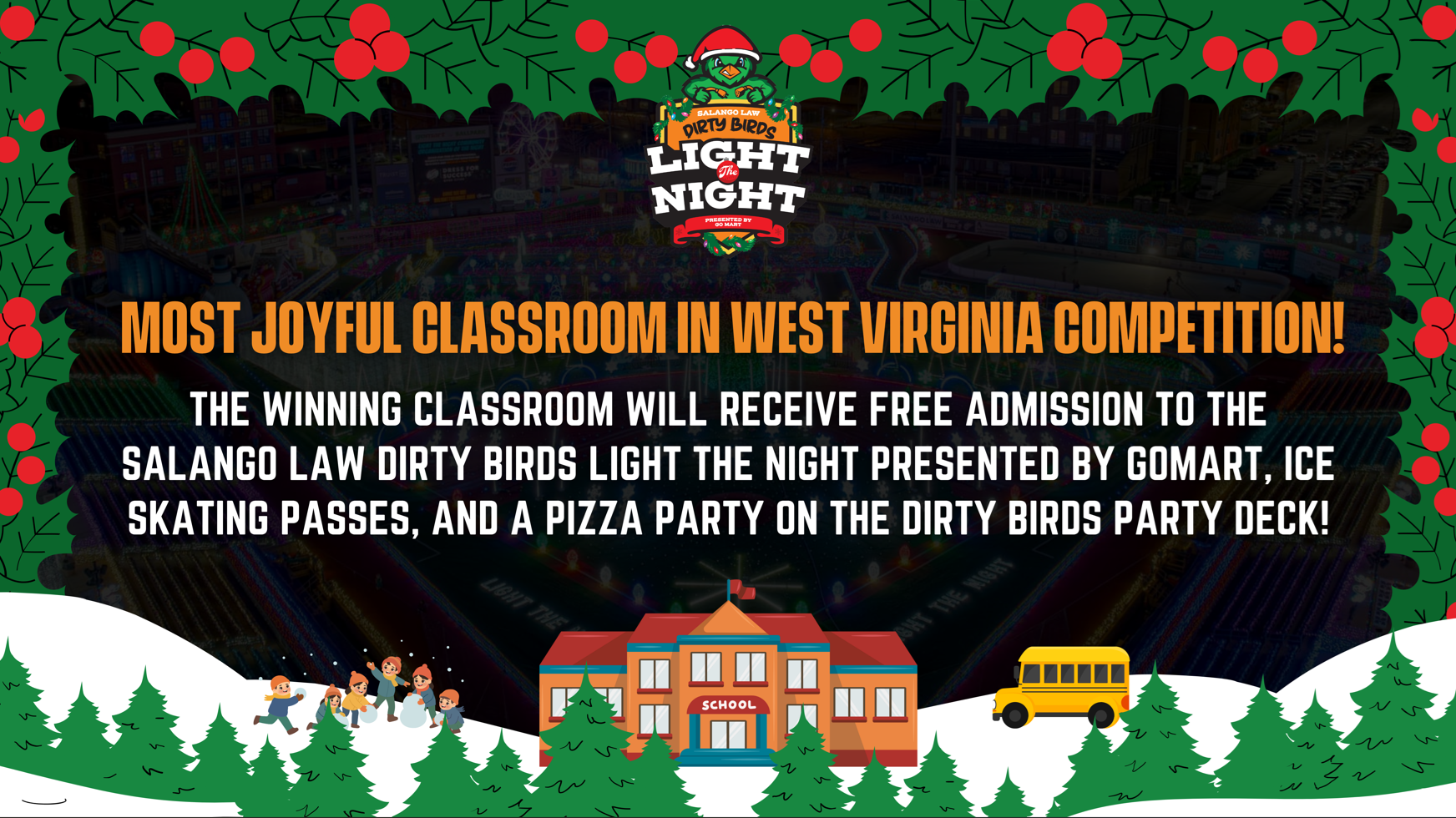 Salango Law Light the Night Launches “The Most Joyful Classroom in West Virginia” Contest