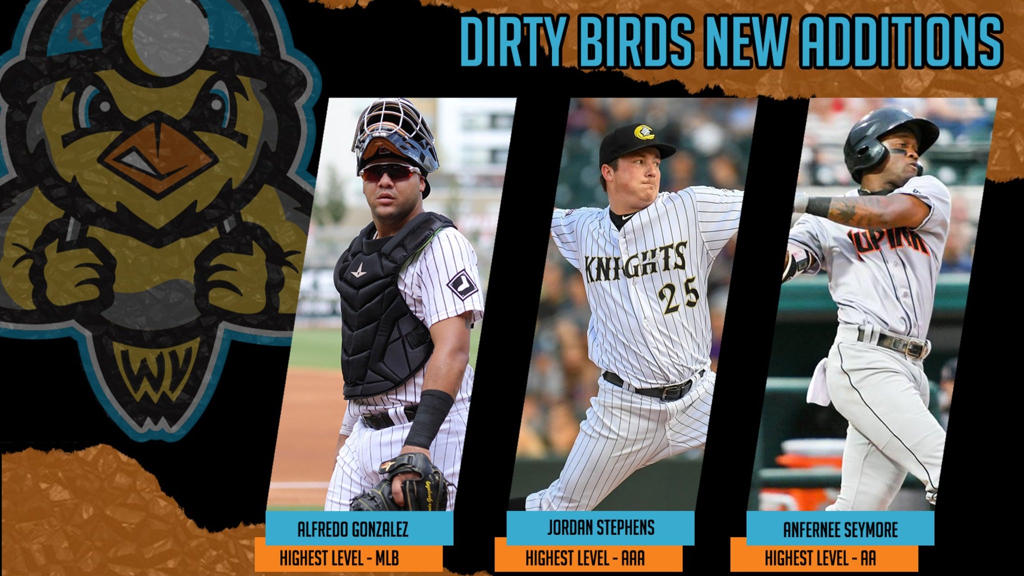 DIRTY BIRDS ANNOUNCE SIX NEW PLAYERS JOINING THE 2022 ROSTER