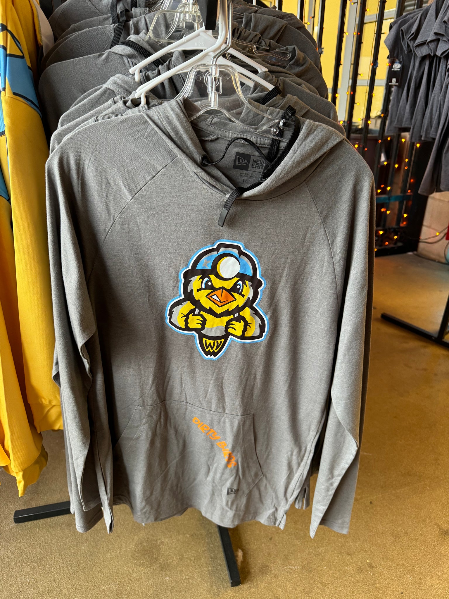 New Era Grey Tee Hoodie