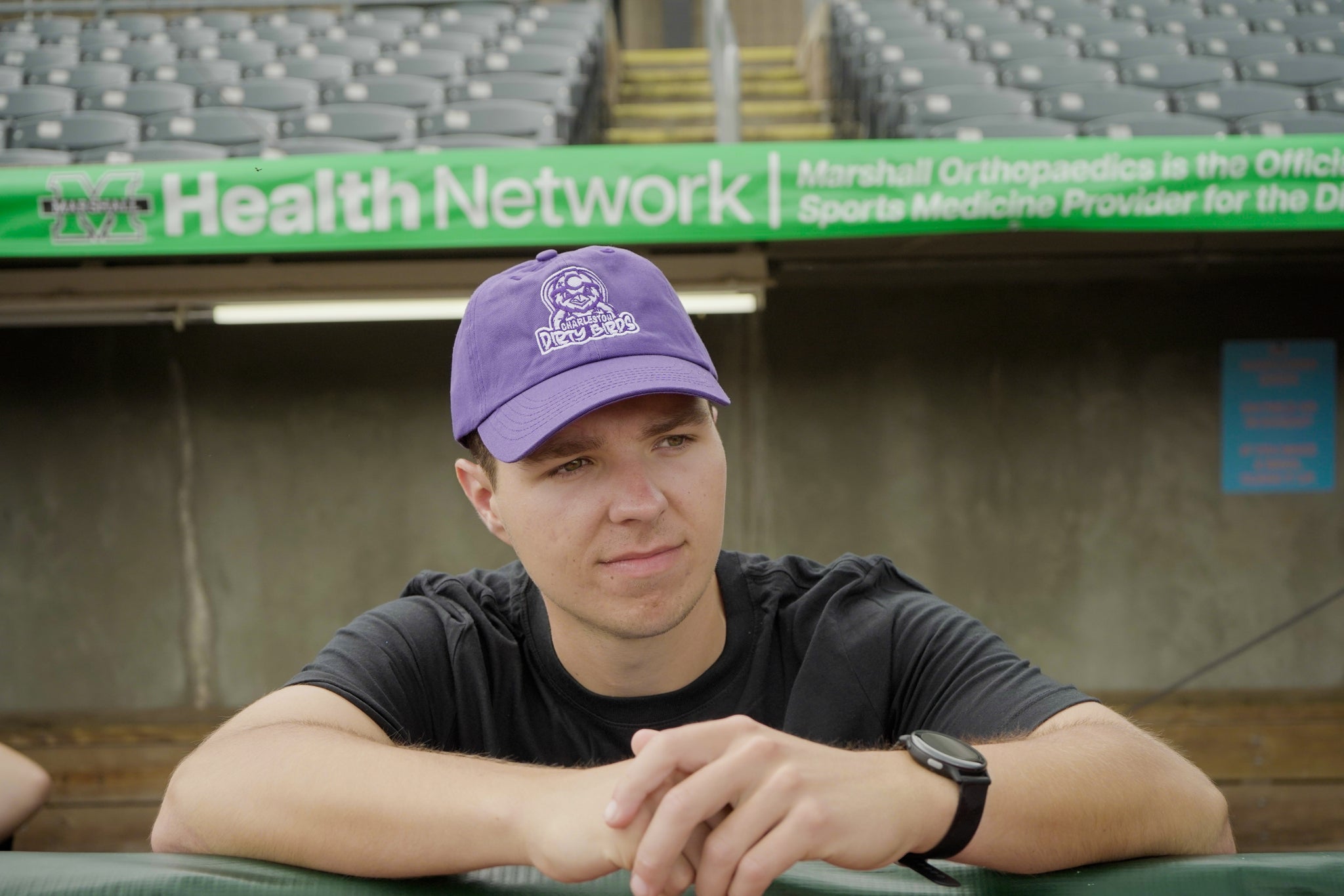 Purple & White Dad Hat