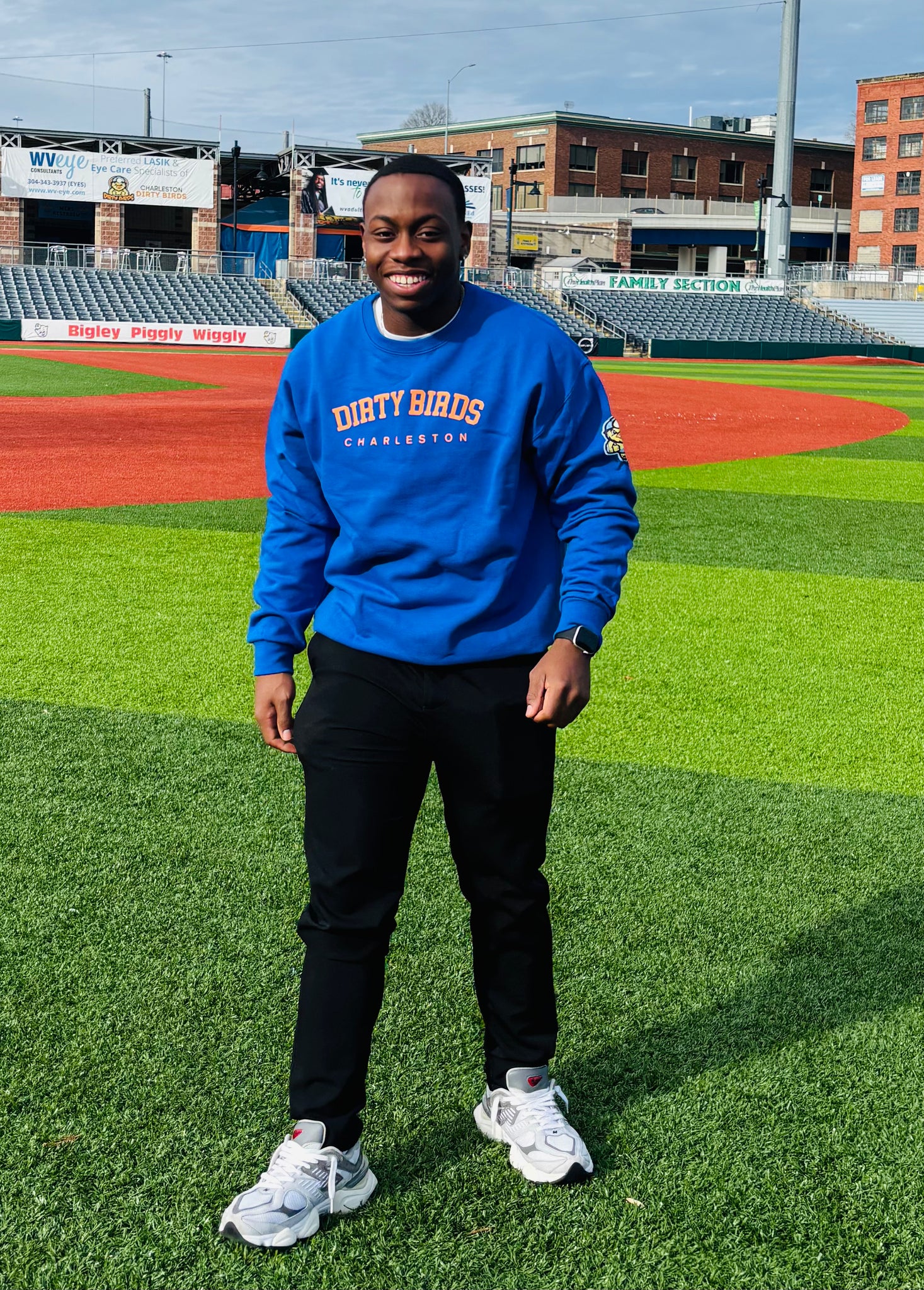 Blue Crewneck Pullover