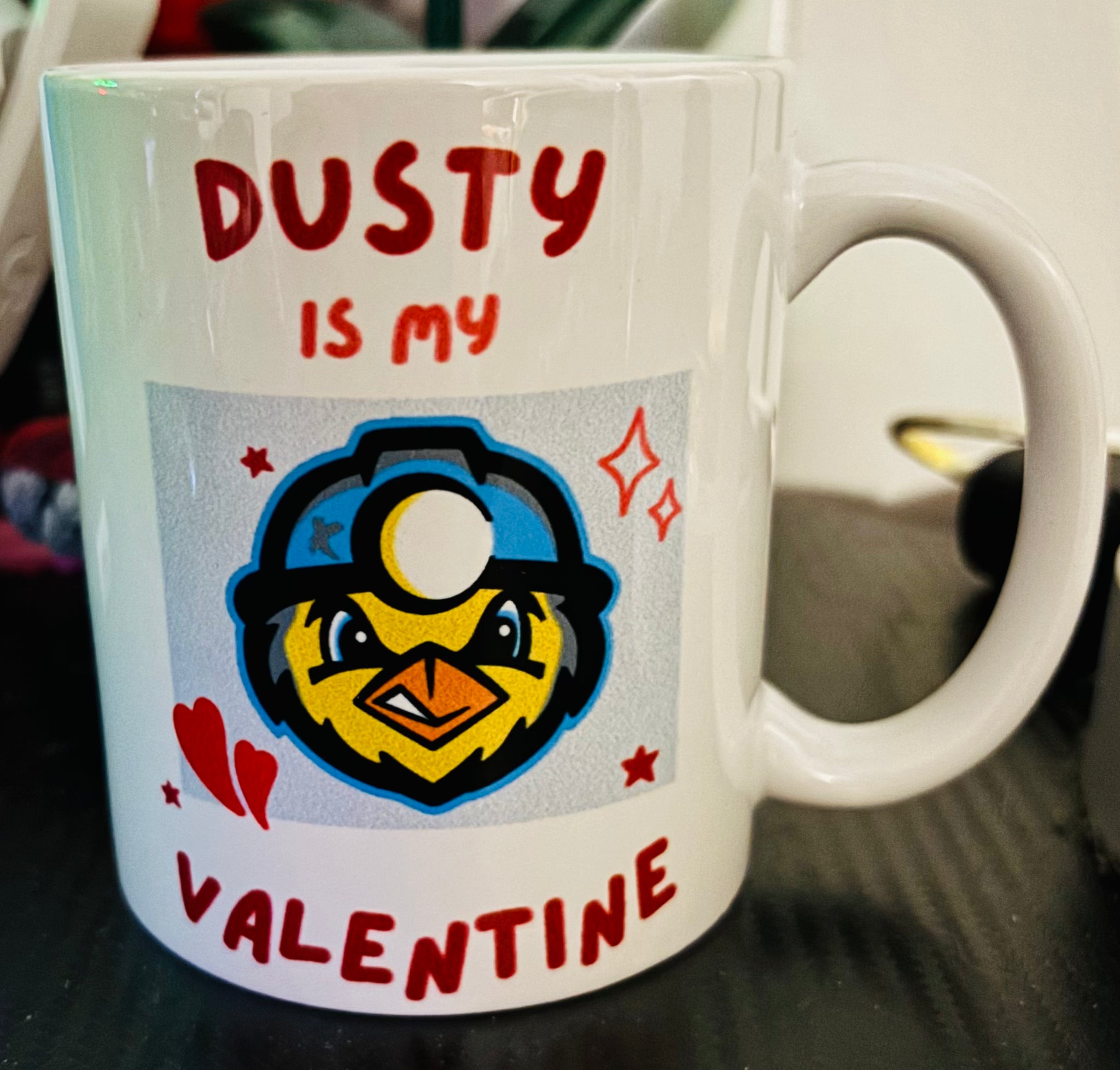 Dusty Valentine Mug