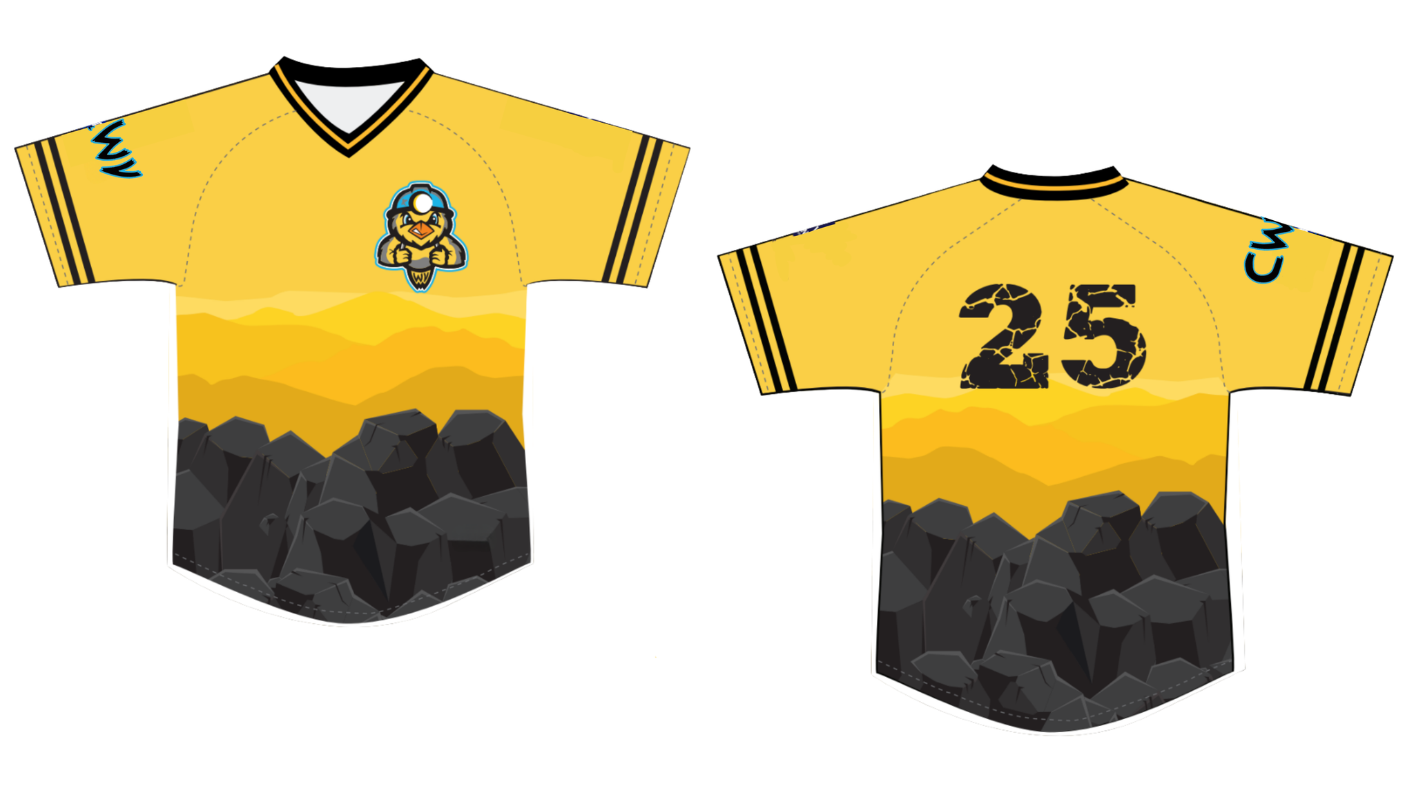 Size 46 Yellow #16 Jersey Worn By Demetrius Moorer, Pedro Garcia, Juan Diaz, Mack Lemieux, and Alex Mack.