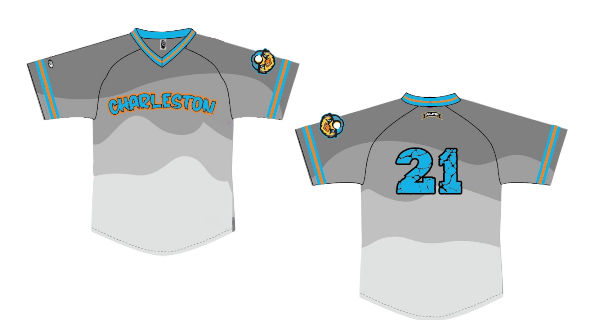 Size 46 Gray #12 Jersey Worn By James Nelson, Adrian Almeida, and Casey Cobb.