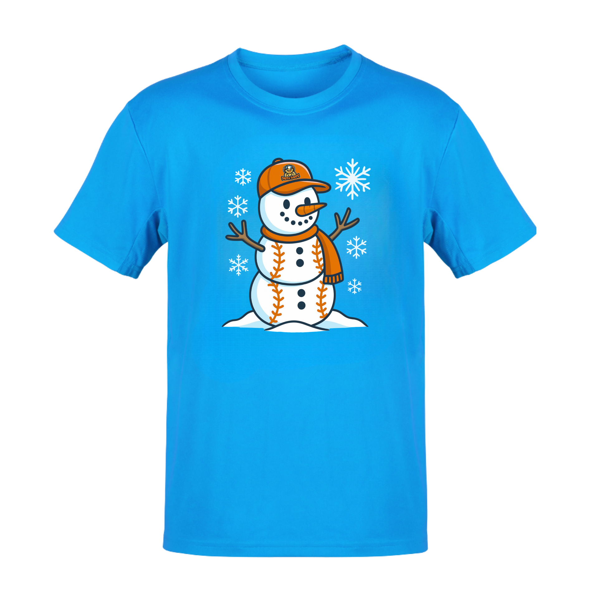 Snowman Baseball Tshirt